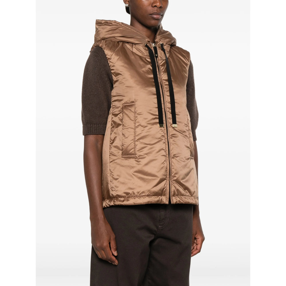 Max Mara The Cube Brown Jackets - Waistcoat & Gilets Women