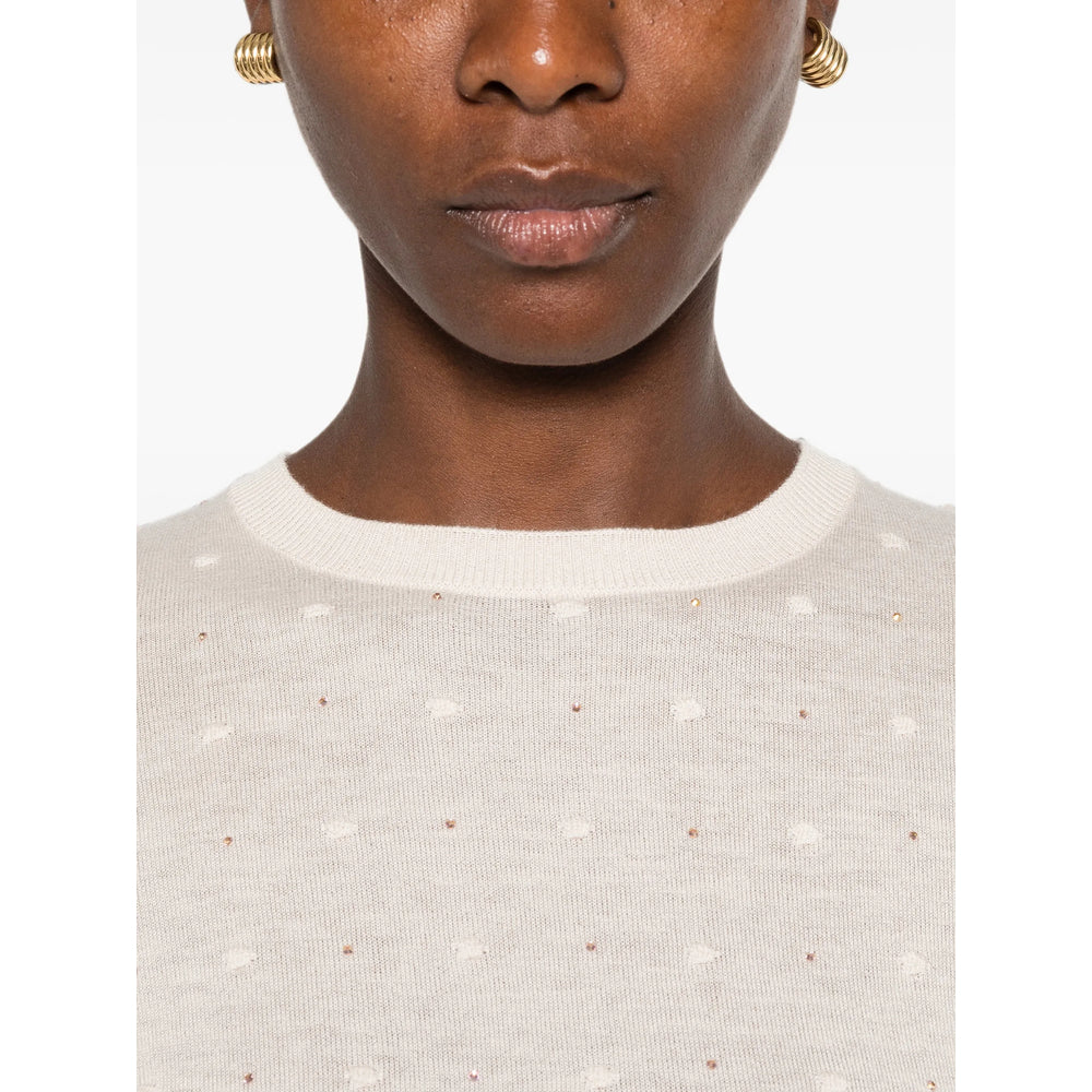 Max Mara Studio Max Mara Studio Neutrals Tops - T-Shirts & Jerseys Women