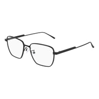 Bottega Veneta Eyeglasses Square Full Rim, Black Frame and Clear Demo Lens Lens BV1015O001