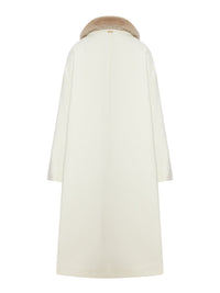 Herno Women Long Coat With Fur Collar