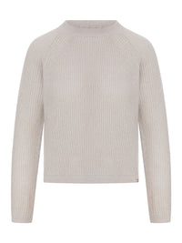 Herno Herno Women Ribbed Sweater In Wool And Mohair Blend
