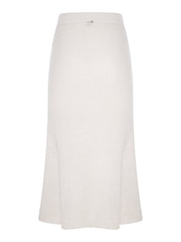 Herno Women Knit Midi Skirt With Lurex Yarn