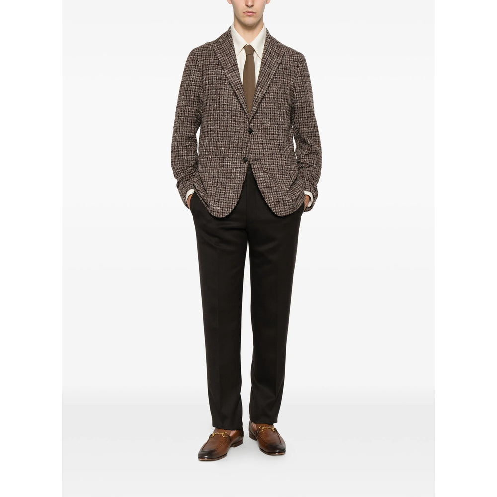 Tagliatore Brown Jackets - Blazers Men