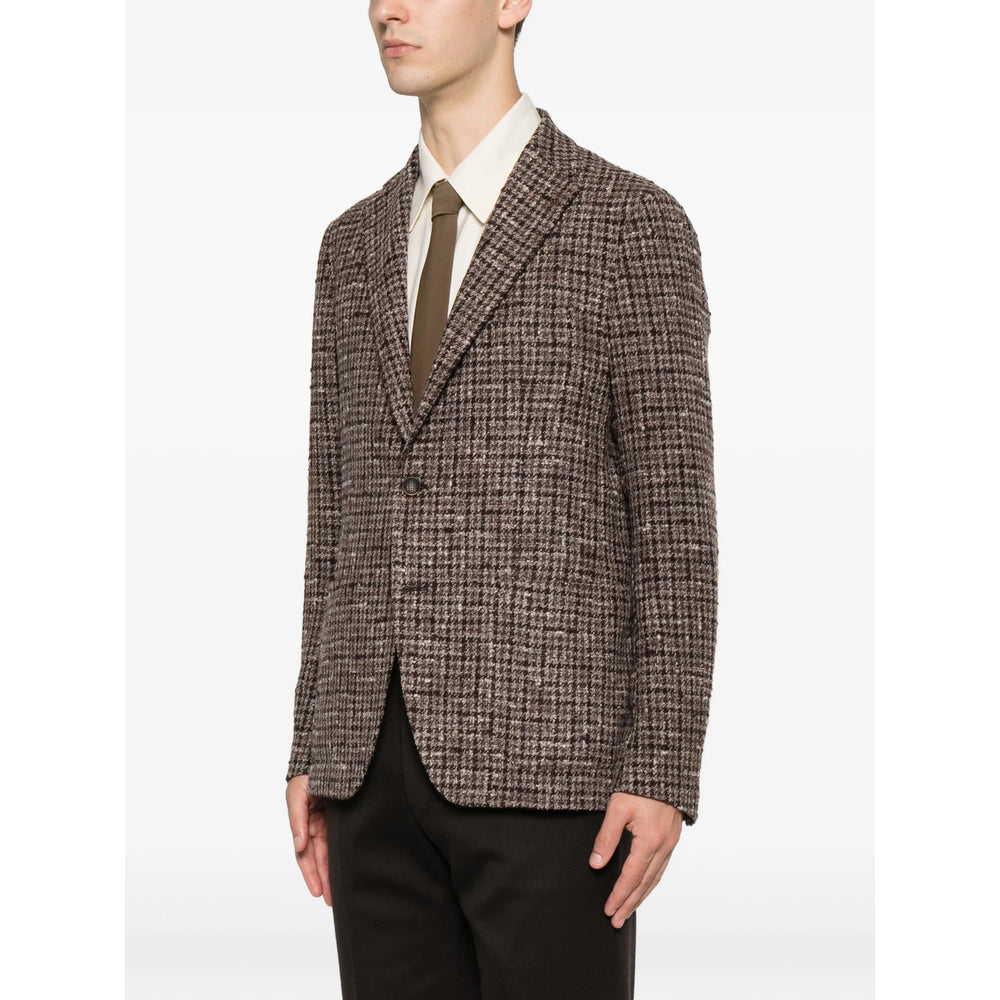 Tagliatore Brown Jackets - Blazers Men