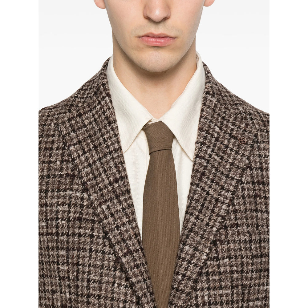 Tagliatore Brown Jackets - Blazers Men