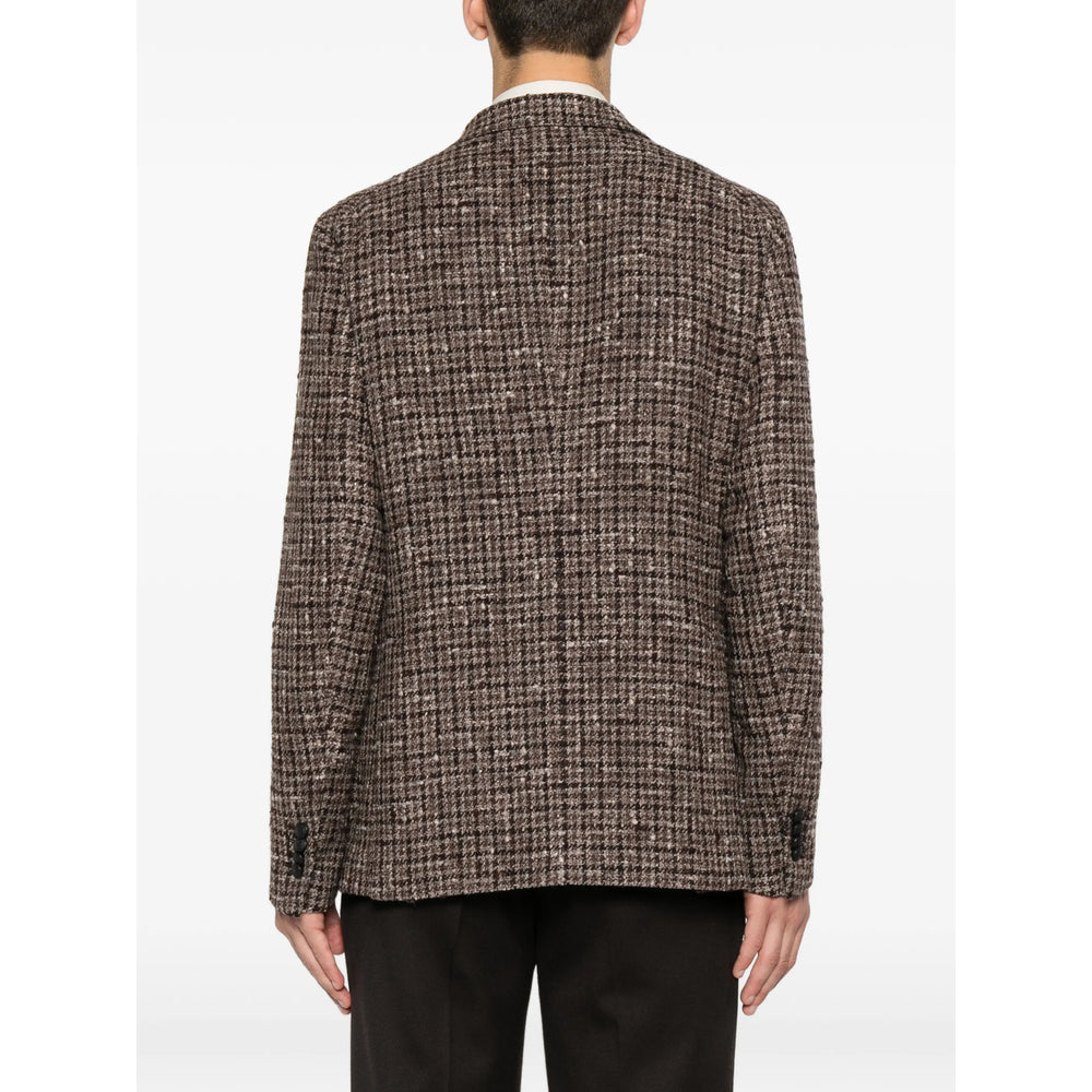 Tagliatore Brown Jackets - Blazers Men