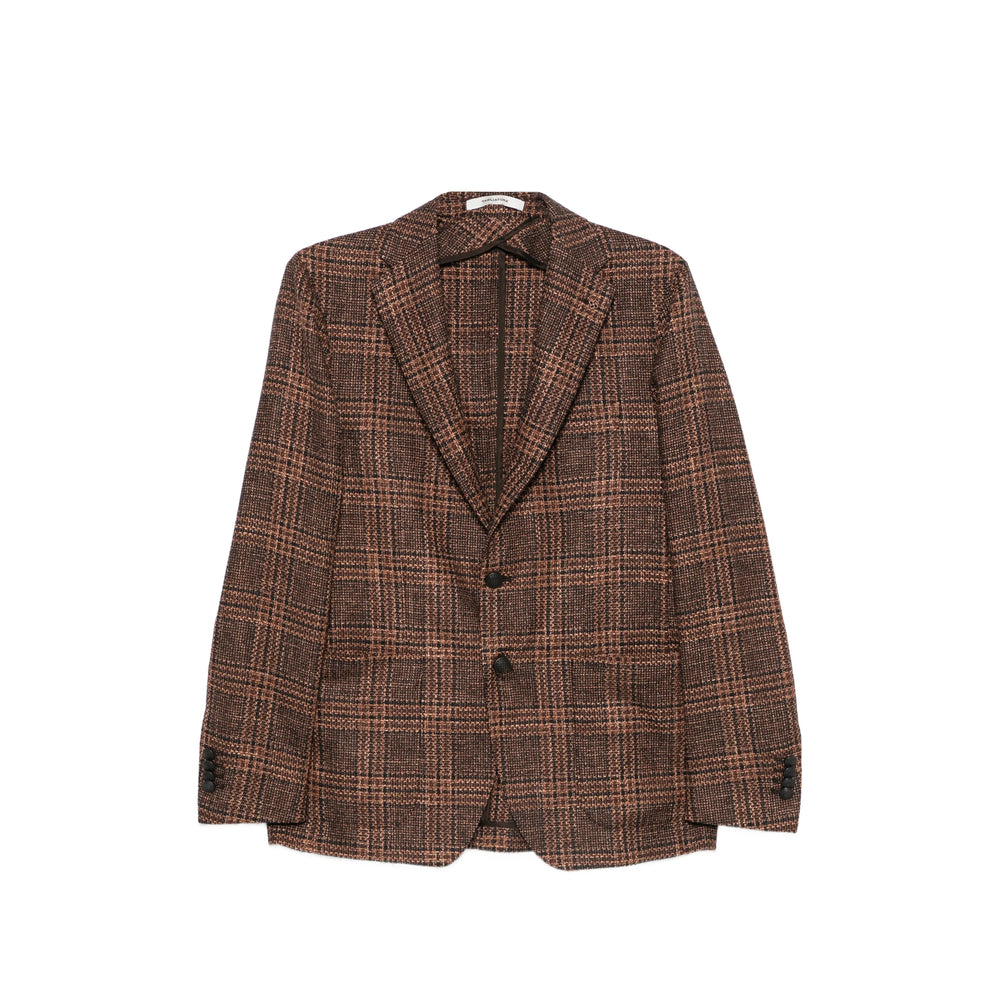 Tagliatore Brown Jackets - Blazers Men