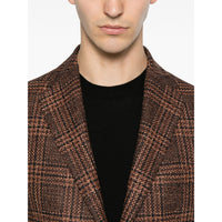 Tagliatore Brown Jackets - Blazers Men
