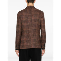 Tagliatore Brown Jackets - Blazers Men
