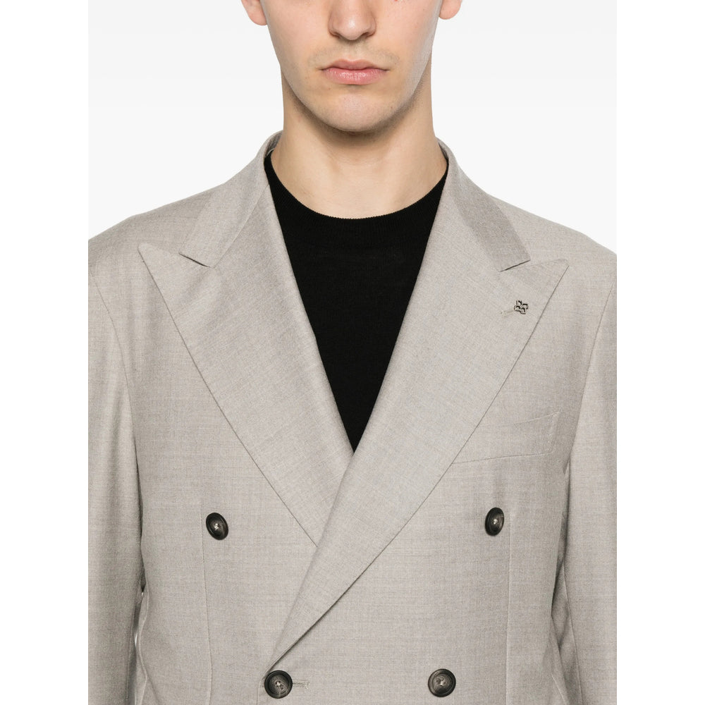 Tagliatore Grey Jackets - Blazers Men