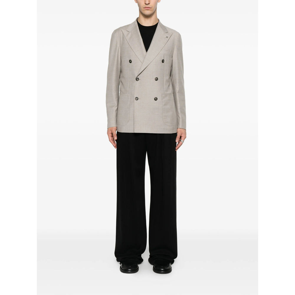Tagliatore Grey Jackets - Blazers Men