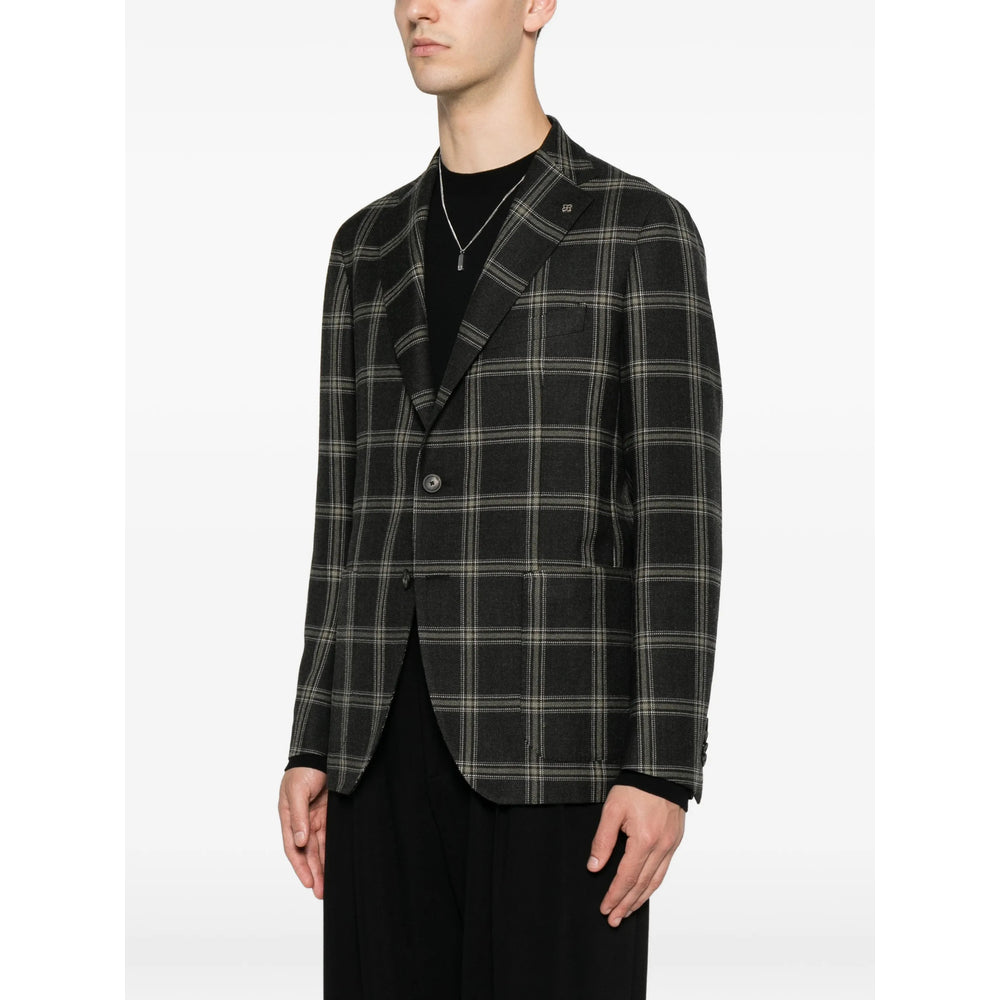Tagliatore Grey Jackets - Blazers Men