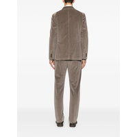 Tagliatore Brown Suits - Double Breasted Suits Men