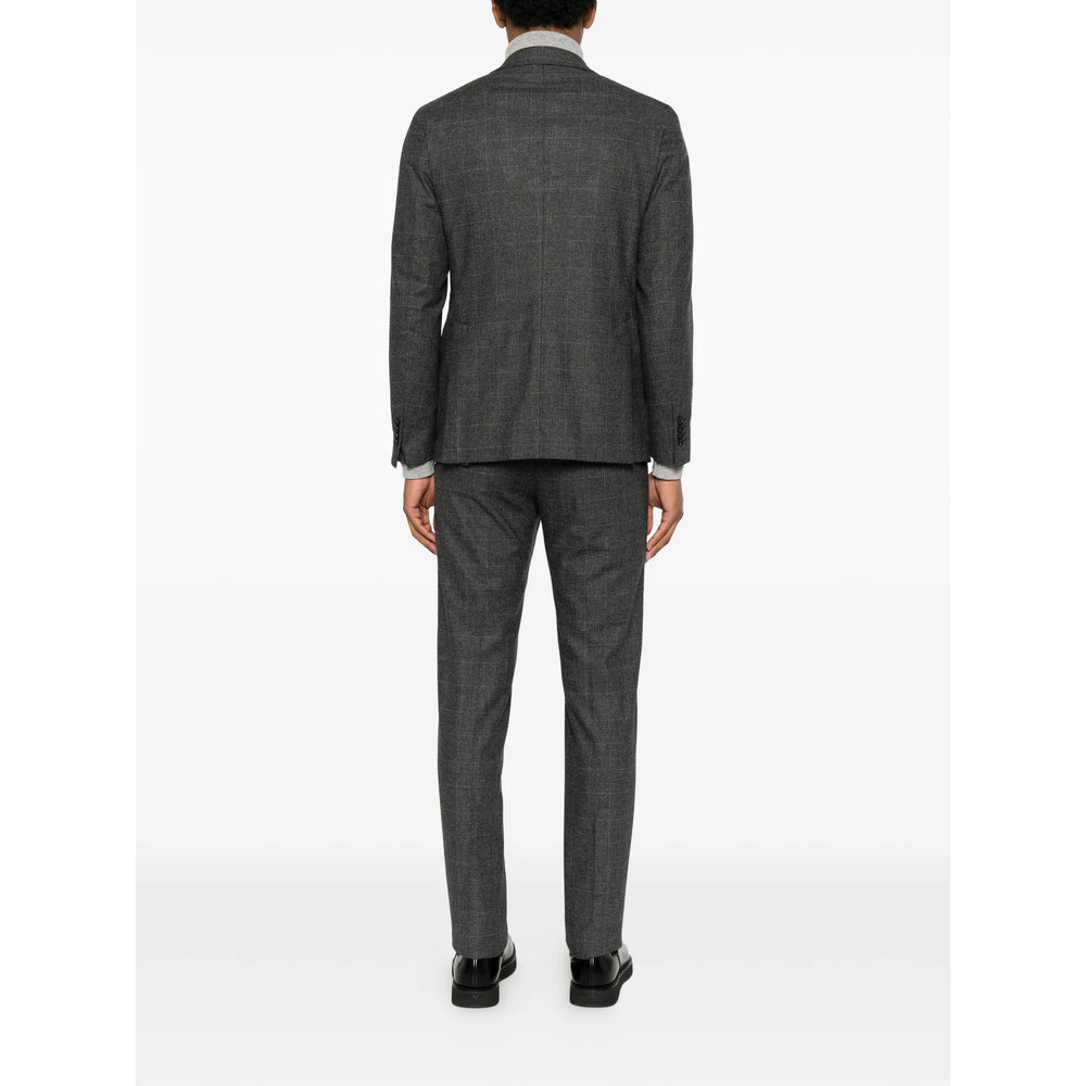 Tagliatore Grey Suits - Single Breasted Suits Men