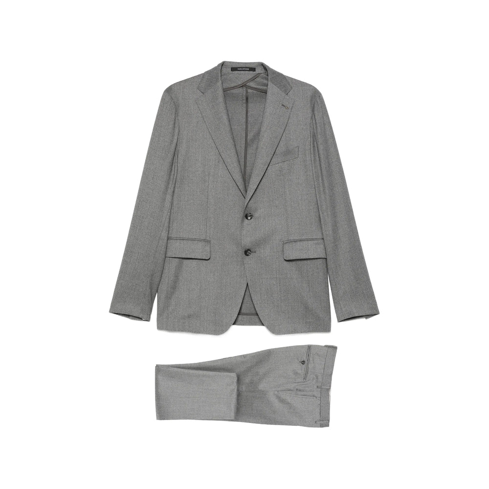 Tagliatore Grey Suits - Single Breasted Suits Men