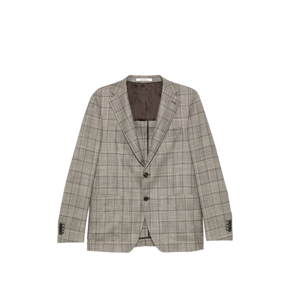 Tagliatore Brown Jackets - Blazers Men