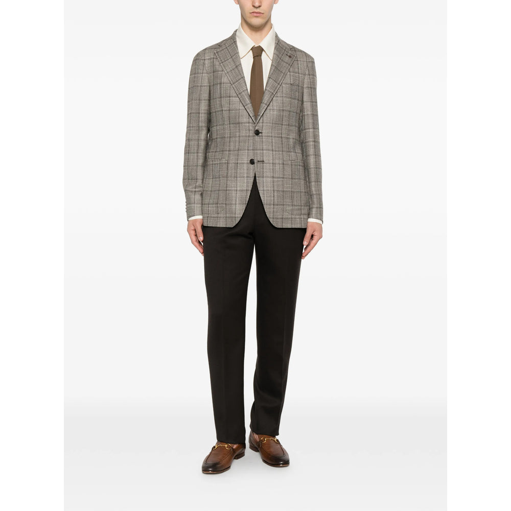 Tagliatore Brown Jackets - Blazers Men