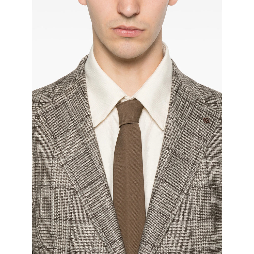 Tagliatore Brown Jackets - Blazers Men