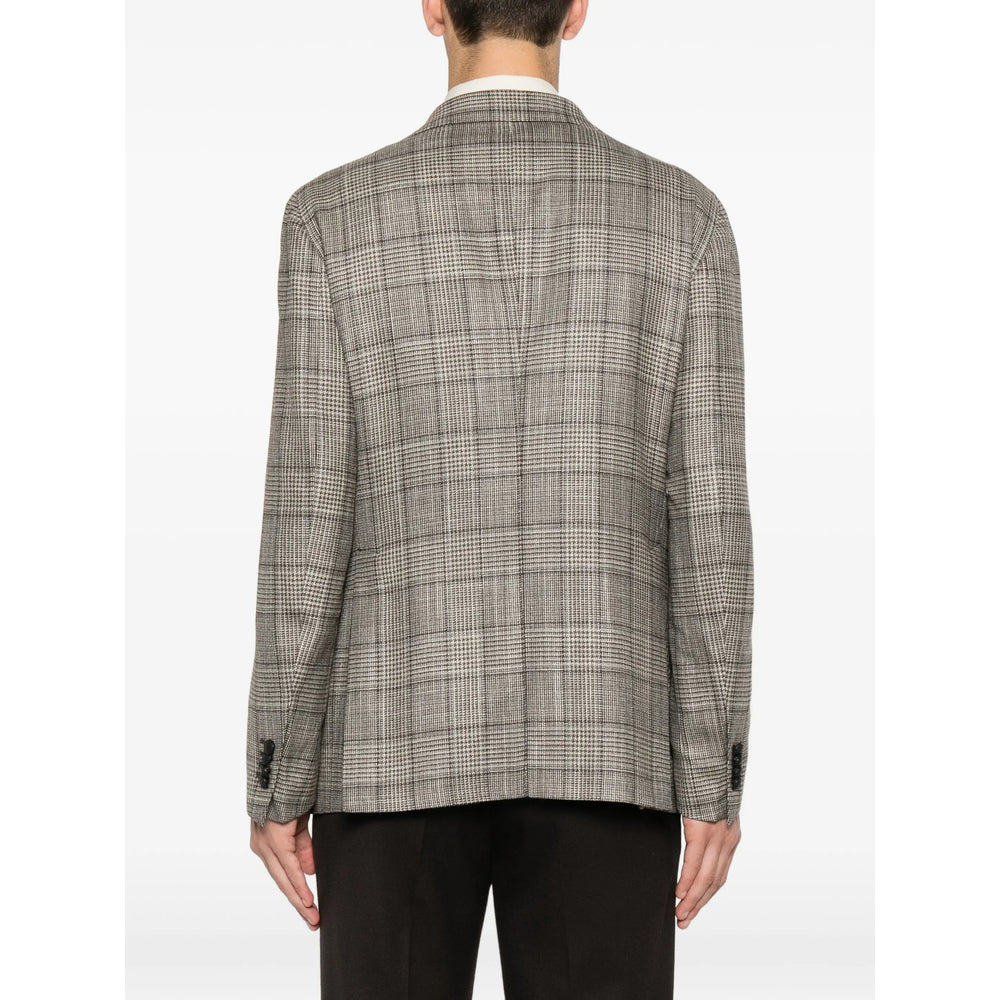 Tagliatore Brown Jackets - Blazers Men