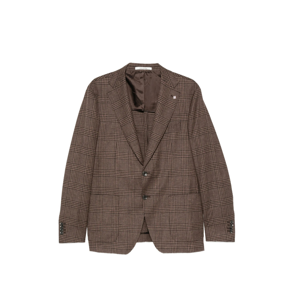 Tagliatore Brown Jackets - Blazers Men