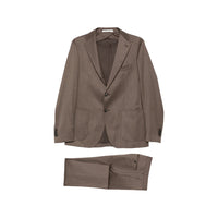 Tagliatore Brown Suits - Single Breasted Suits Men