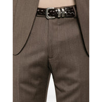 Tagliatore Brown Suits - Single Breasted Suits Men
