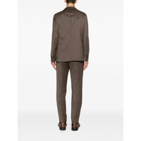 Tagliatore Brown Suits - Single Breasted Suits Men