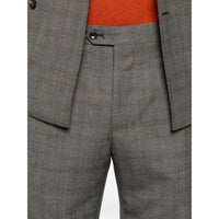 Tagliatore Grey Suits - Double Breasted Suits Men