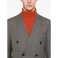 Tagliatore Grey Suits - Double Breasted Suits Men