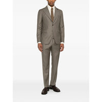 Tagliatore Brown Suits - Single Breasted Suits Men
