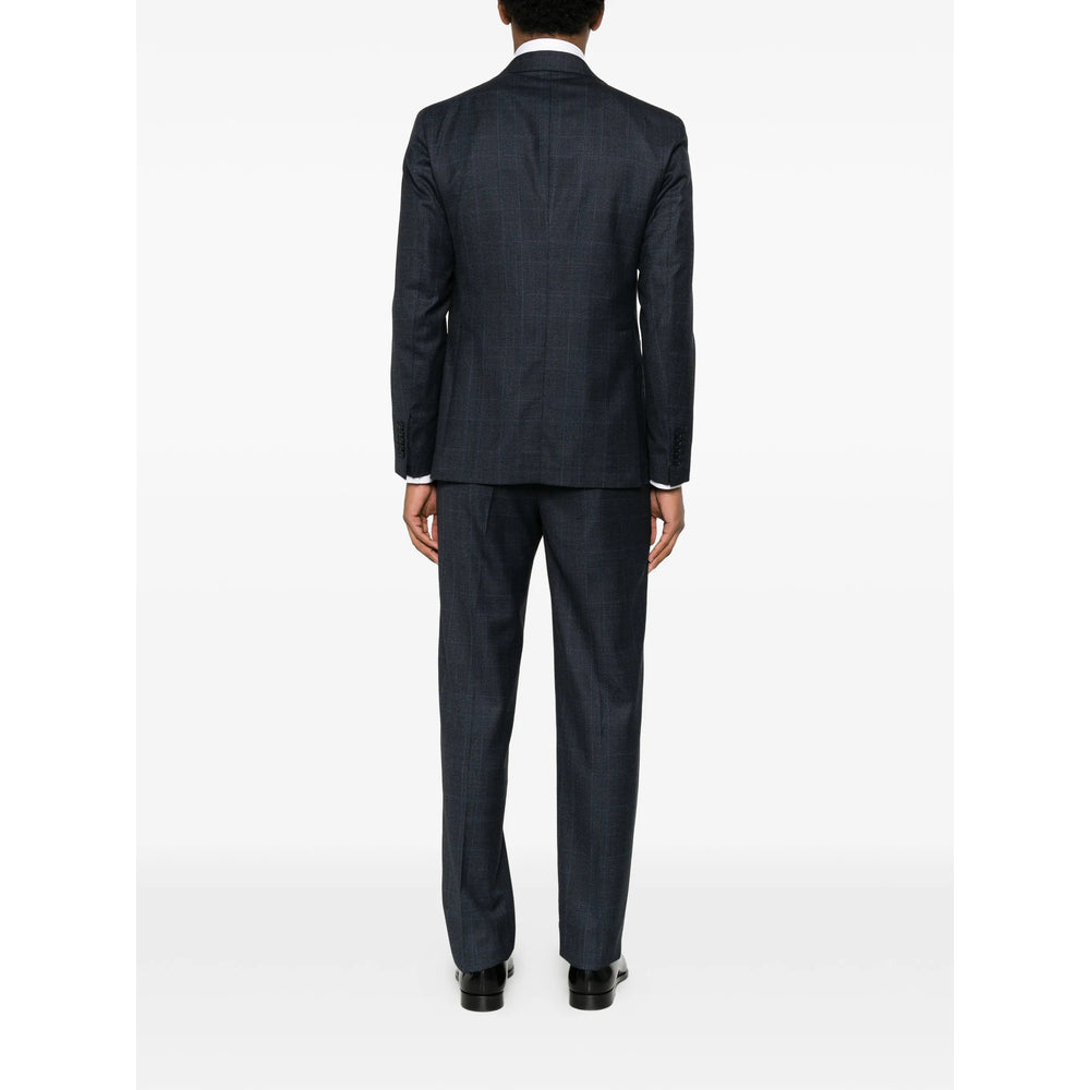 Tagliatore Blue Suits - Double Breasted Suits Men