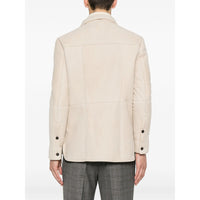 Tagliatore Neutrals Jackets - Leather Jackets Men