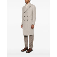 Tagliatore Neutrals Coats - Double Breasted Coats Men