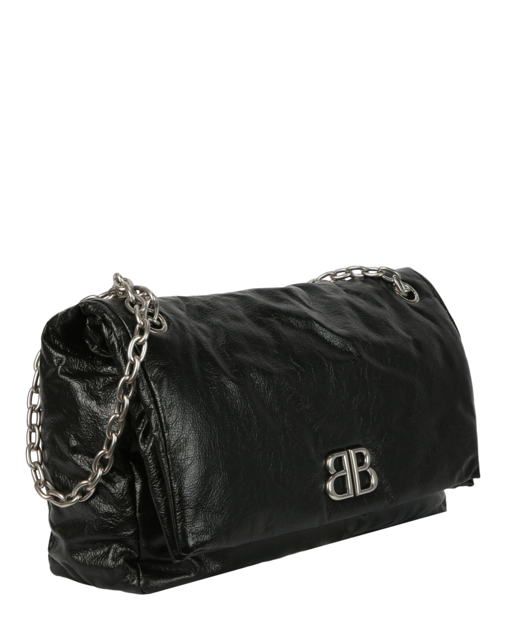 Balenciaga Womens Monaco Large Chain Bag