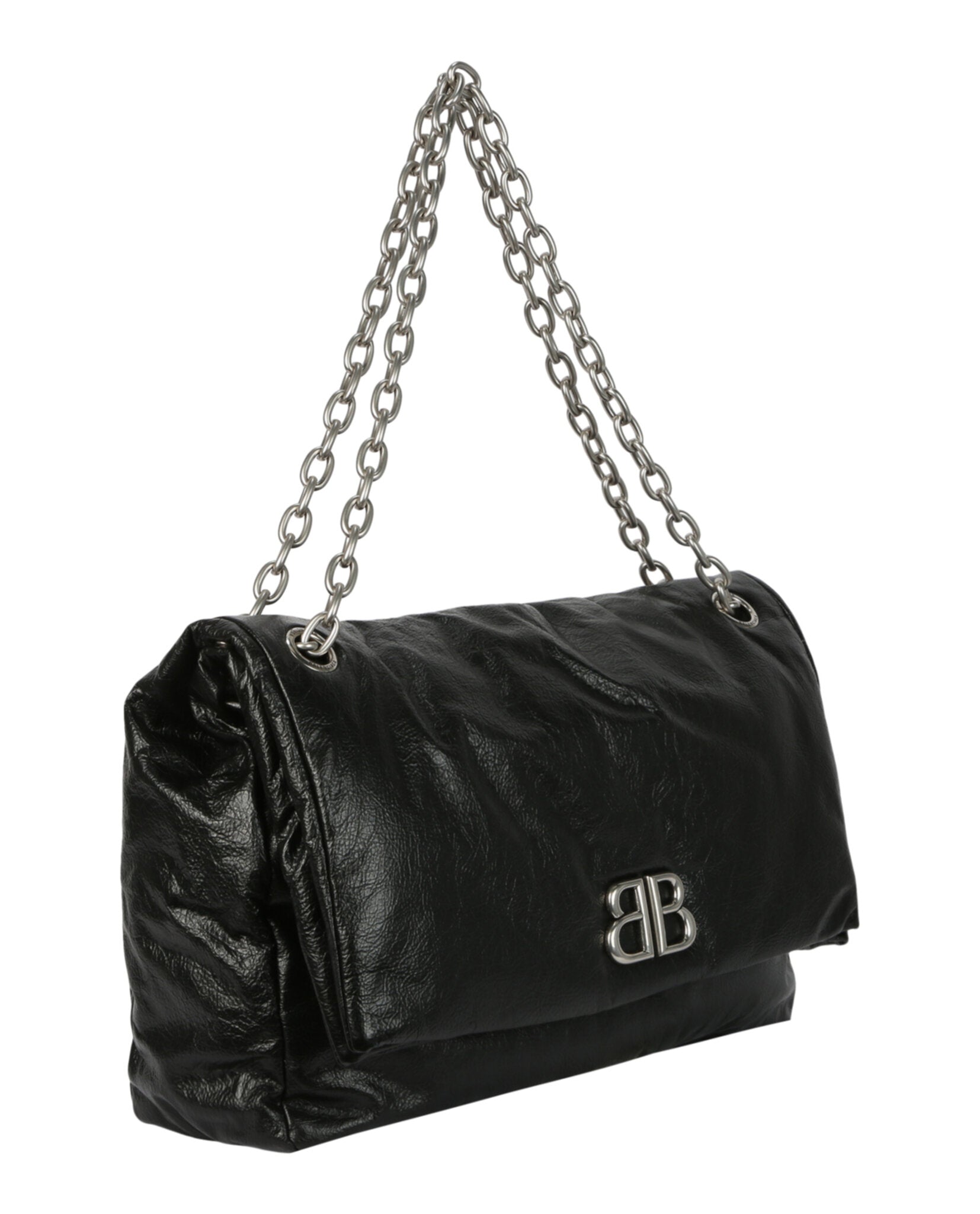 Balenciaga Womens Monaco Large Chain Bag