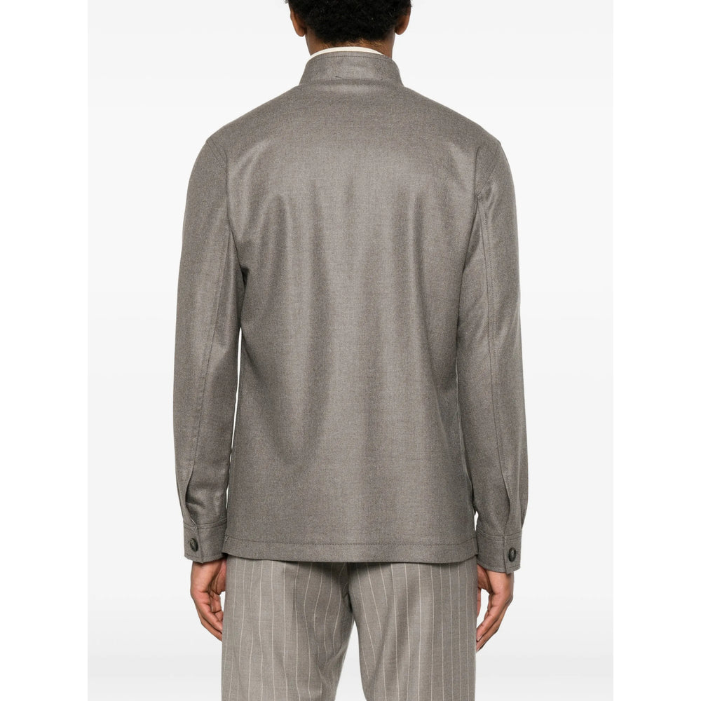 Tagliatore Grey Jackets - Shirt Jackets Men
