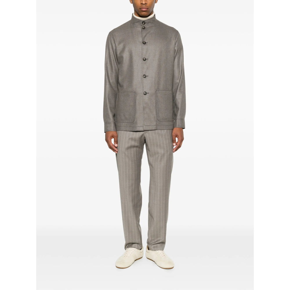 Tagliatore Grey Jackets - Shirt Jackets Men