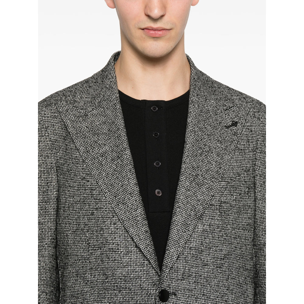 Tagliatore Grey Jackets - Blazers Men