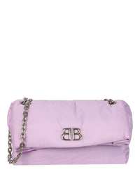 Balenciaga Womens Monaco Medium Chain Bag in Recycled Dolmias