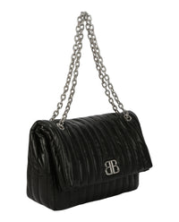 Balenciaga Womens Monaco Medium Quilted Chain Bag