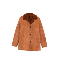 Tagliatore Tagliatore Brown Coats - Leather Coats Men