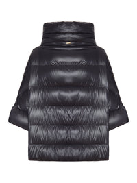 Herno Women Down Jacket With Wide Collar And 3/4 Sleeves