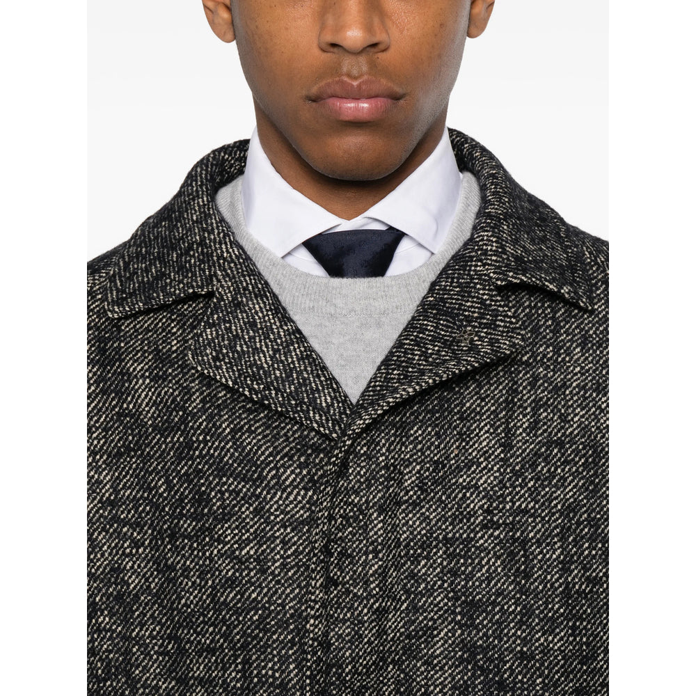 Tagliatore Blue Coats - Single Breasted Coats Men