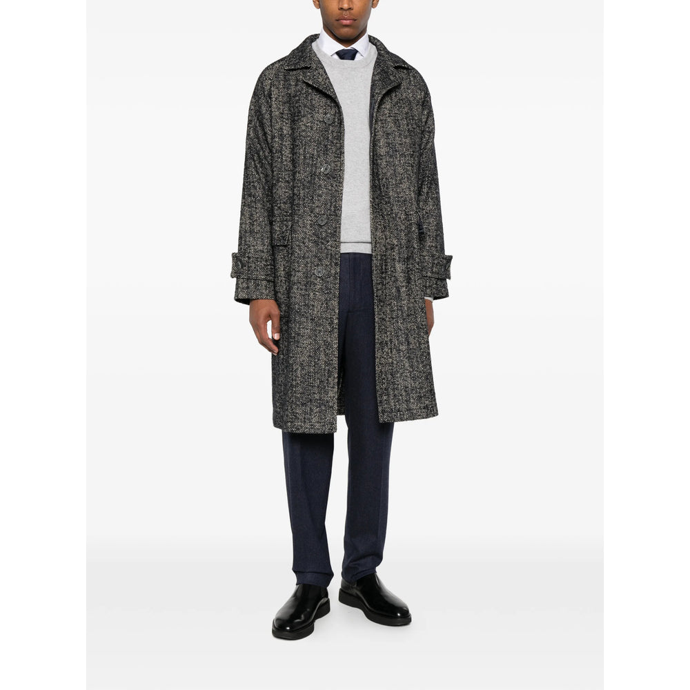 Tagliatore Blue Coats - Single Breasted Coats Men