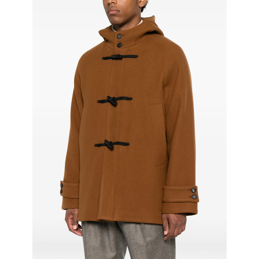 Tagliatore Tagliatore Brown Coats - Duffle Coats Men