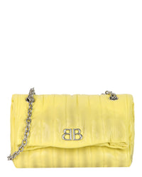 Balenciaga Womens Monaco Sprayed Quilted Small Chain Bag