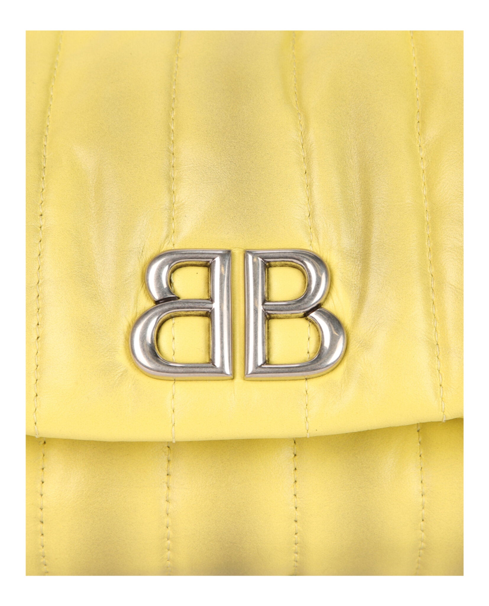 Balenciaga Womens Monaco Sprayed Quilted Small Chain Bag