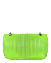 Balenciaga Womens Monaco Sprayed Quilted Small Chain Bag