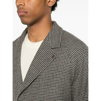 Tagliatore Grey Coats - Single Breasted Coats Men