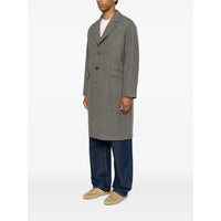 Tagliatore Grey Coats - Single Breasted Coats Men